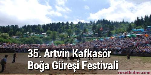 35. Artvin Kafkasör Boğa Güreşi Festivali