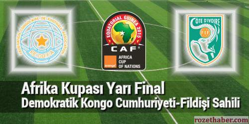 Afrika Kupası Yarı Final Demokratik Kongo Cumhuriyeti Fildişi Sahili Haberi Afrika Kupası Yarı Final Demokratik Kongo Cumhuriyeti Fildişi Sahili resmi