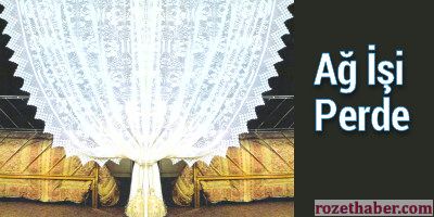Ağ İşi Perde Ağ İşi Perde