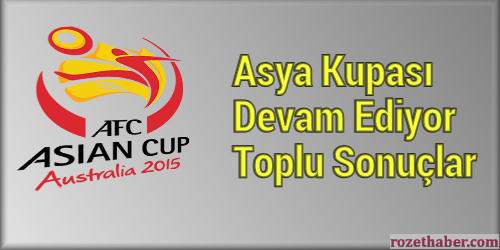 Asya Kupası C Grubu Maç Sonuçları 