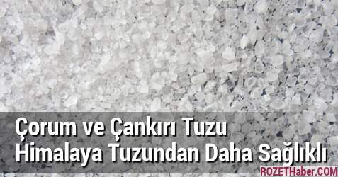 Çorum ve Çankırı Tuzu Himalaya Tuzundan Daha Sağlıklı Çorum ve Çankırı Tuzu Himalaya Tuzundan Daha Sağlıklı