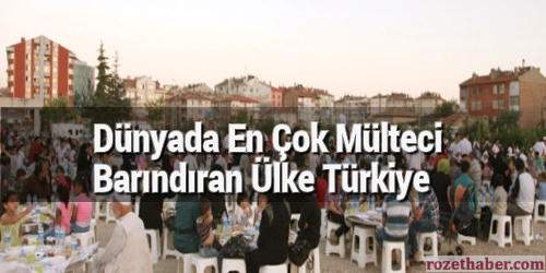 Dünyada En Çok Mülteci Barındıran Ülke Türkiye