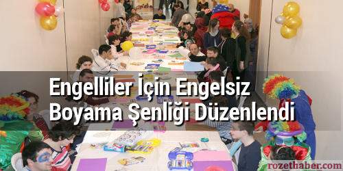 Engelliler İçin Engelsiz Boyama Şenliği Düzenlendi