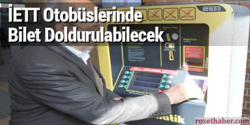 İETT Otobüslerinde Bilet Alınabilecek