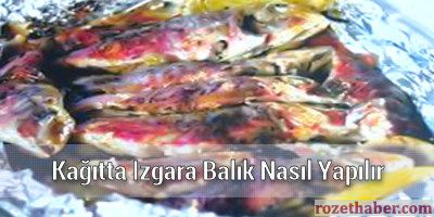 Kağıtta Izgara Balık Nasıl Yapılır Tarifi