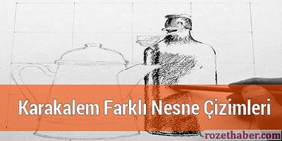 Karakalem Farklı Nesne Çizimleri Karakalem Farklı Nesne Çizimleri
