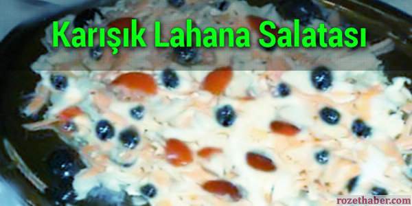 Karışık Lahana Salatası Karışık Lahana Salatası