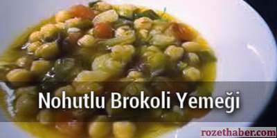 Nohutlu Brokoli Yemeği