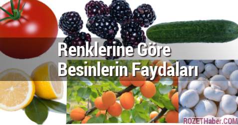 Renklerine Göre Besinlerin Faydaları Renklerine Göre Besinlerin Faydaları