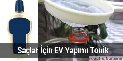 Saçlar İçin EV Yapımı Tonik Saçlar İçin EV Yapımı Tonik
