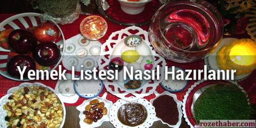 Yemek Listesi Nasıl Hazırlanır Yemek Listesi Nasıl Hazırlanır