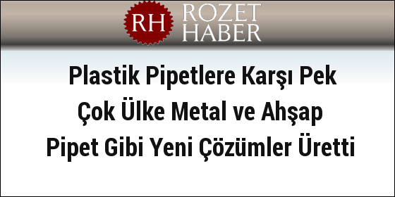 Plastik Pipetlere Karşı Pek Çok Ülke Metal ve Ahşap Pipet Gibi Yeni Çözümler Üretti Plastik Pipetlere Karşı Pek Çok Ülke Metal ve Ahşap Pipet Gibi Yeni Çözümler Üretti